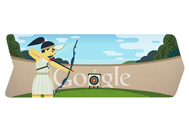 Google's Olympics 2012 Archery Image