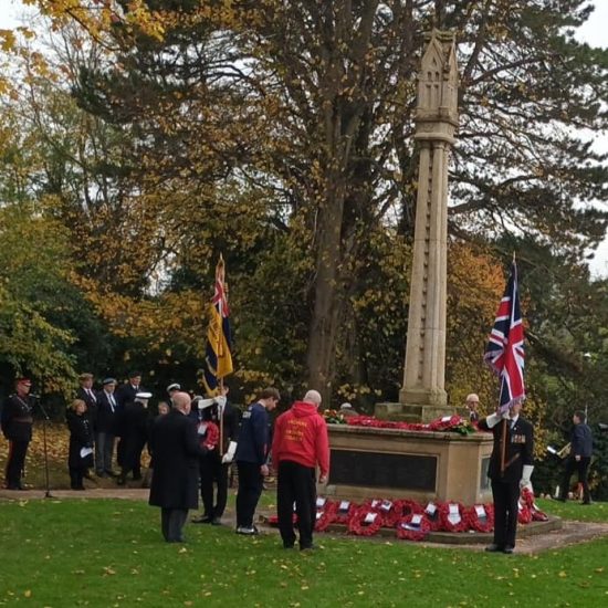 Laying Wreath